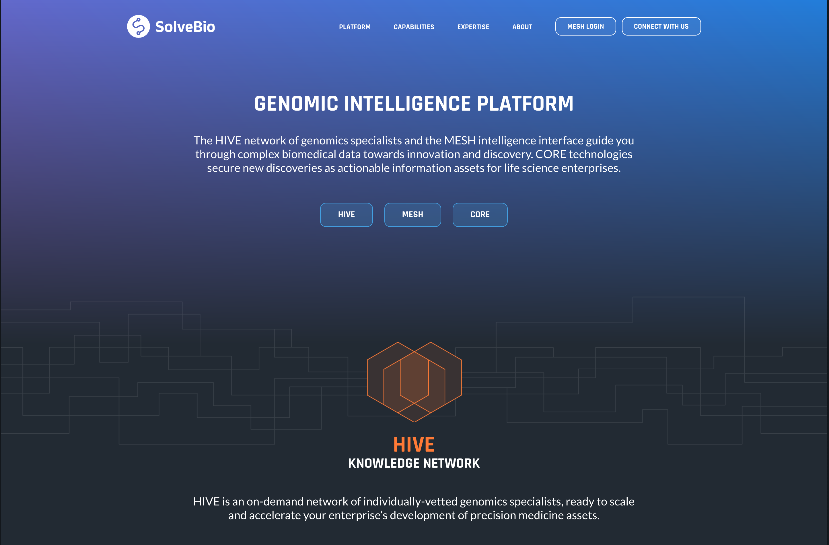 The SolveBio Platform now integrated with even Bridges