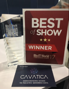 Cavatica wins Bio-IT Best of Show Award