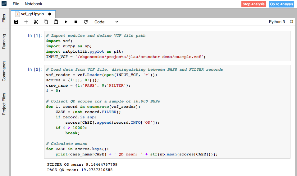 Custom interactive analysis on all Seven Bridges environments - Seven ...